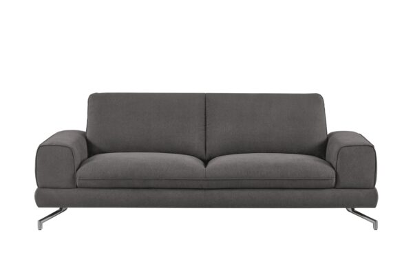 smart Sofa 3-sitzig dunkelgrau - Stoff Bonika