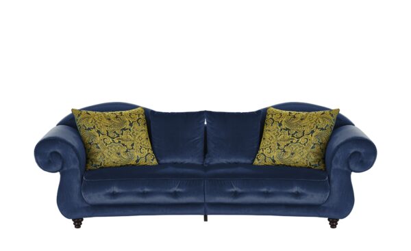 Design Big Sofa blau - Mikrofaser