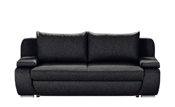 smart Schlafsofa schwarz - Webstoff Borneo