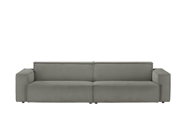 Gray & Jones Big Sofa Cord Upper East ¦ grau Polstermöbel > Sofas > 3-Sitzer - Höffner