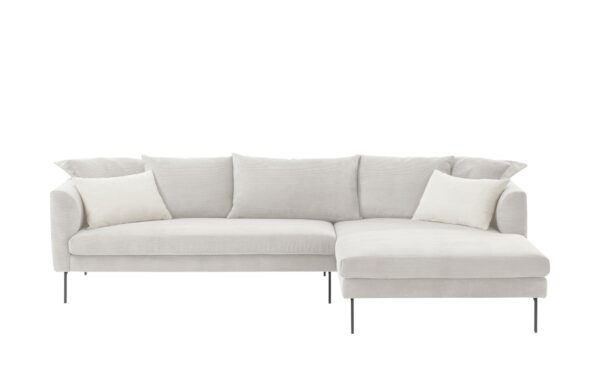 Gray & Jones Ecksofa  Avola ¦ silber Polstermöbel > Sofas > Ecksofas - Höffner