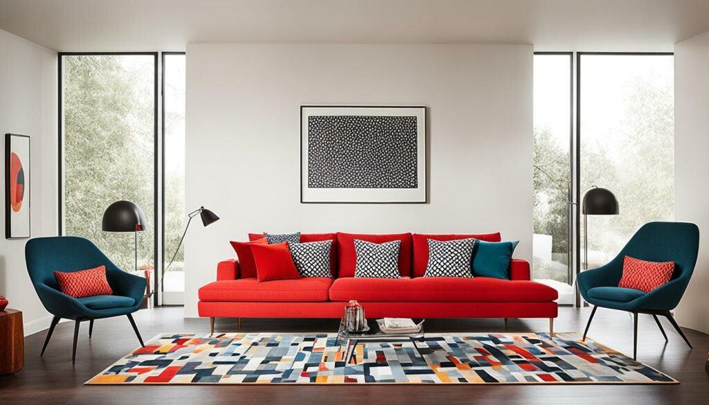 rotes sofa welche wandfarbe